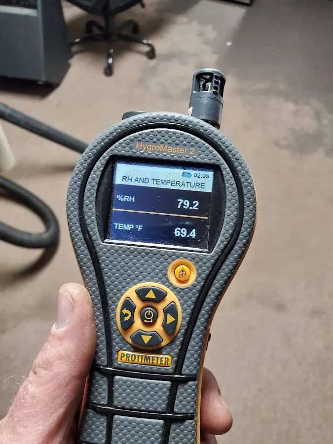 Moisture meter humidity assessment for Mold Remediation & Removal in Scottsburg