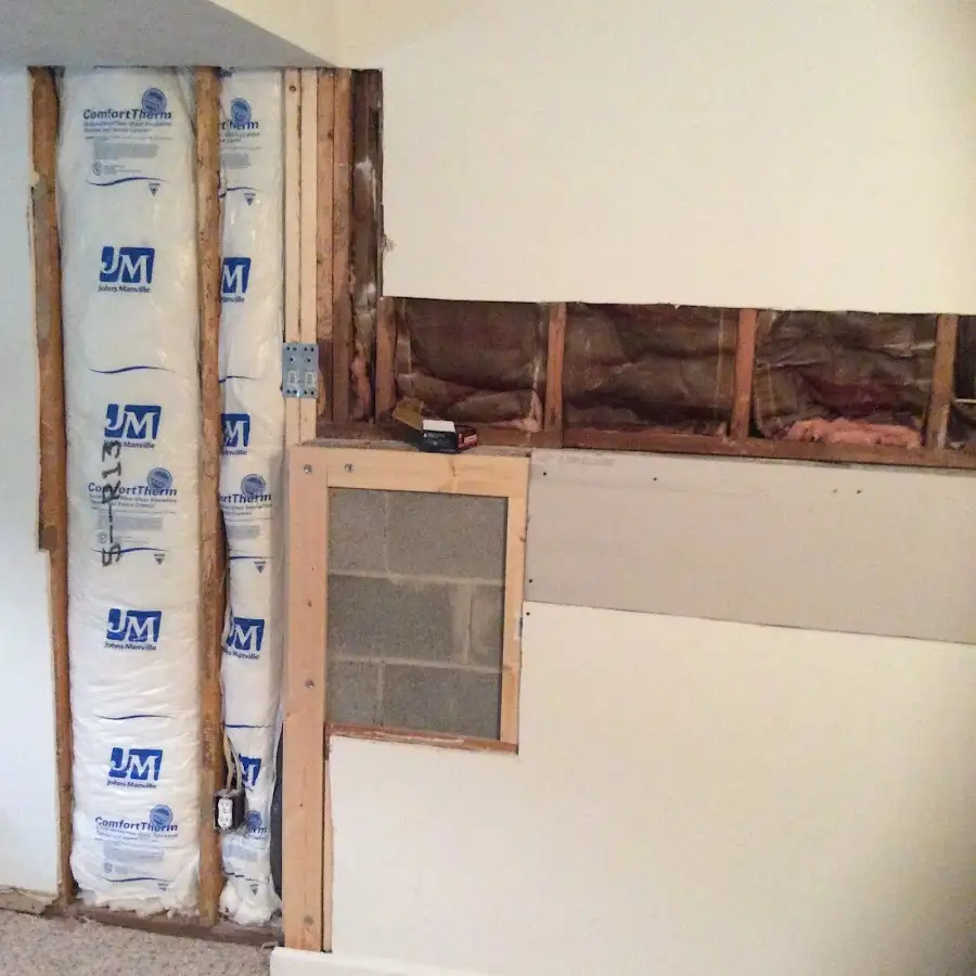 Wall insulation replacement during Contents Cleaning & Restoration in Scottsburg